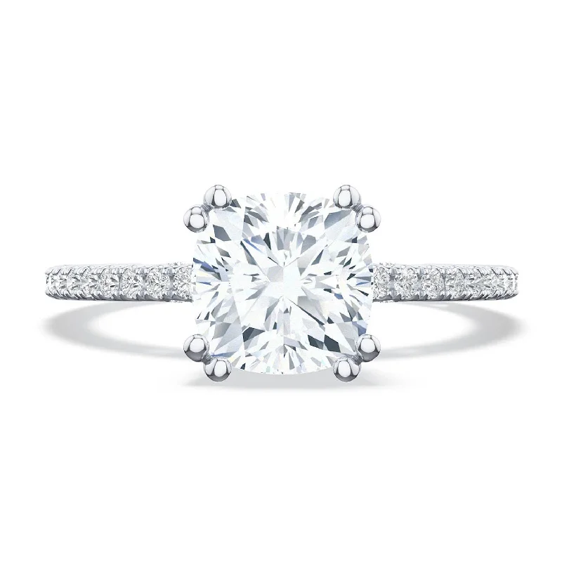 Love Engagement Rings -Simply TACORI | Cushion Solitaire Engagement Ring 268315cu65