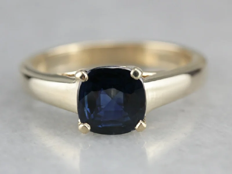 Radiance Engagement Rings -Modern Sapphire Solitaire Engagement Ring