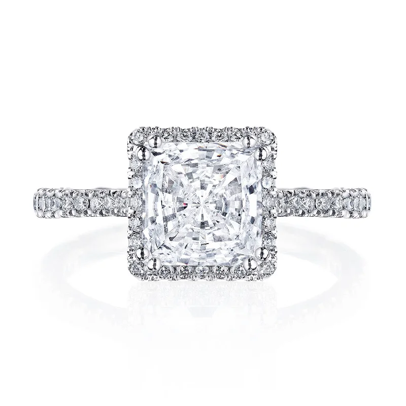 Claddagh Engagement Rings -Simply TACORI | Princess Bloom Engagement Ring 2677PR7