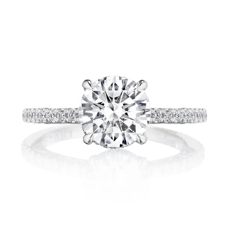 Promise Engagement Rings -Dantela | Round Solitaire Engagement Ring 269017RD75