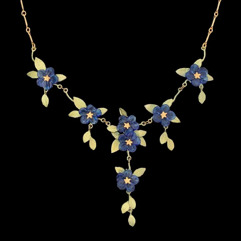 Ladies Necklaces Bohemian Flair-Blue-Eyed Mary Necklace