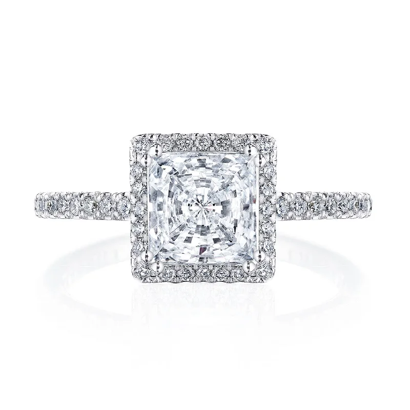 Modern Engagement Rings -Simply TACORI | Princess Bloom Engagement Ring 267615PR65