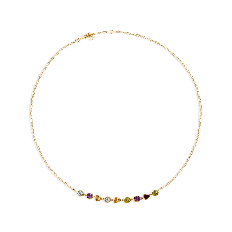 Ladies Necklaces with Soft Morganite-THE HERITAGE NECKLACE (ALEXANDER ROTH X THE M)