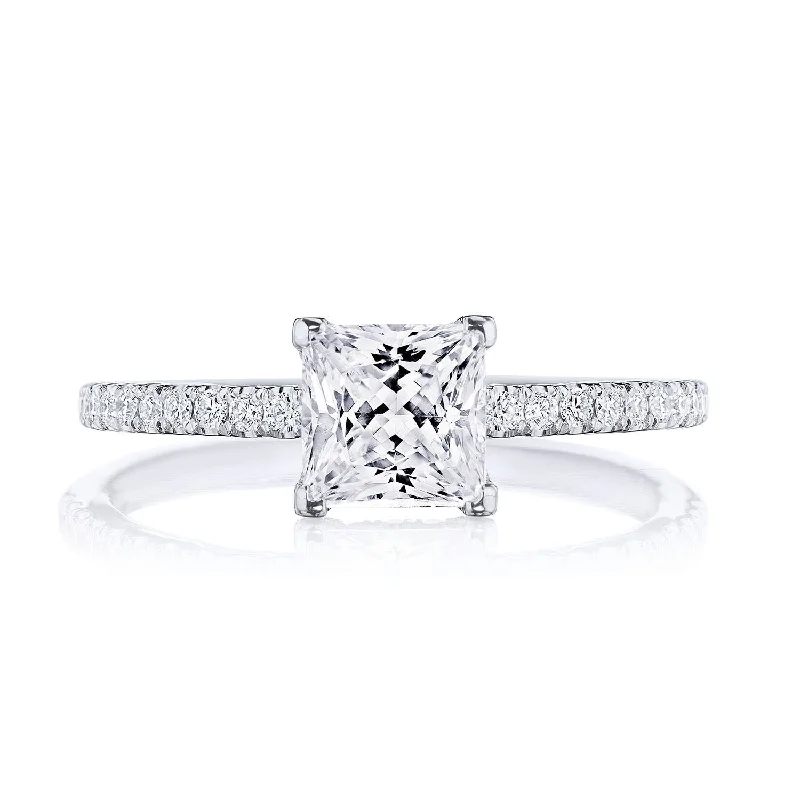 Emerald Cut Engagement Rings -Simply TACORI | Princess Solitaire Engagement Ring 267015PR55