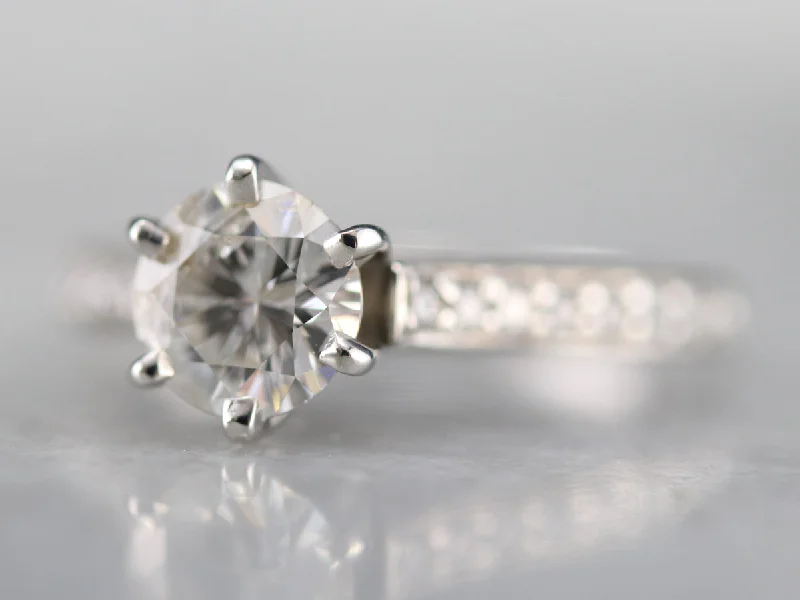 Architectural Engagement Rings -Timeless Diamond Engagement Ring