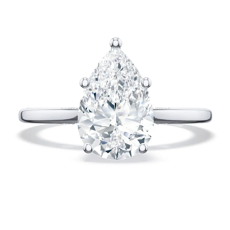 Serenity Engagement Rings -Simply TACORI | Pear Solitaire Engagement Ring 268215ps10x7