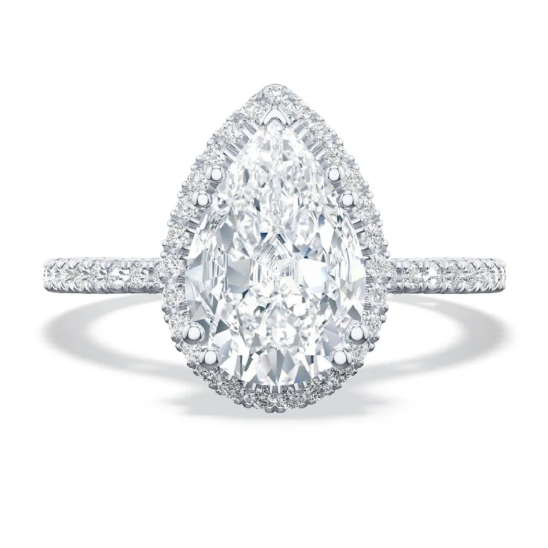 Punk Engagement Rings -Simply TACORI | Pear Bloom Engagement Ring 268415ps10x7