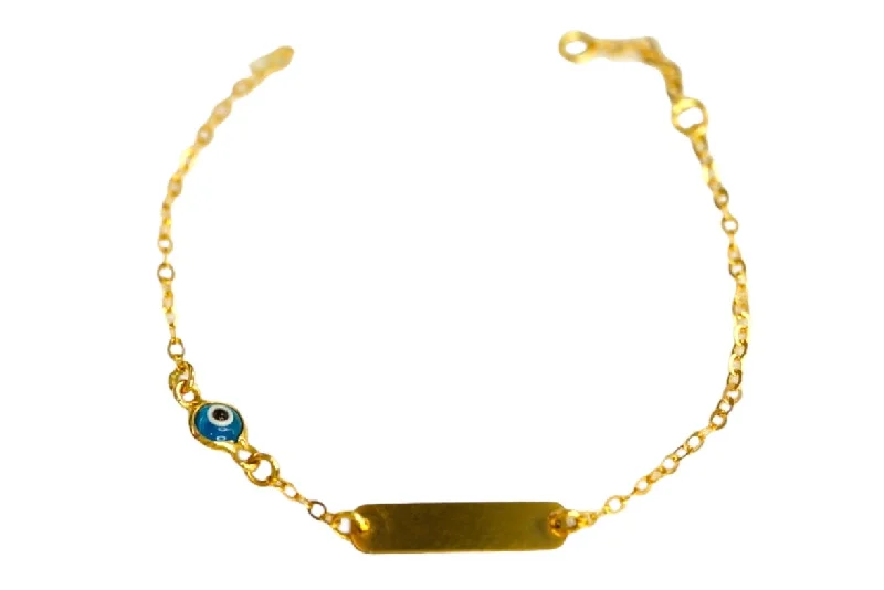 Ladies Vibrant Bracelets -18k Lucky Eye Baby Bracelet