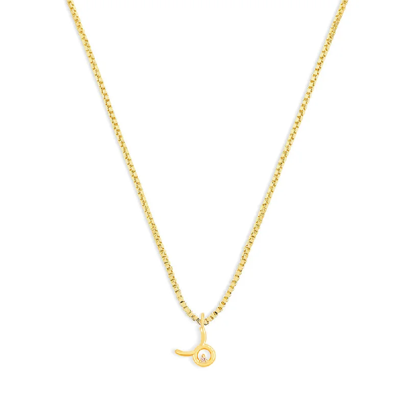 Ladies Necklaces with Triangle Pendant-THE ZODIAC PENDANT NECKLACE (GREG YÜNA X THE M)