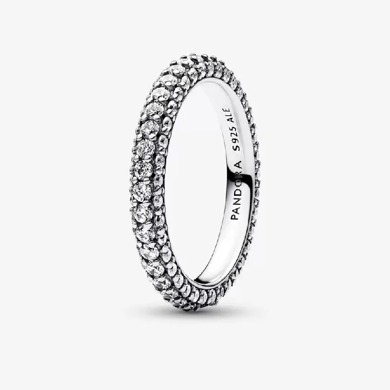 Special Event Rings -PANDORA : Pandora Timeless Pavé Single-row Ring in Sterling Silver