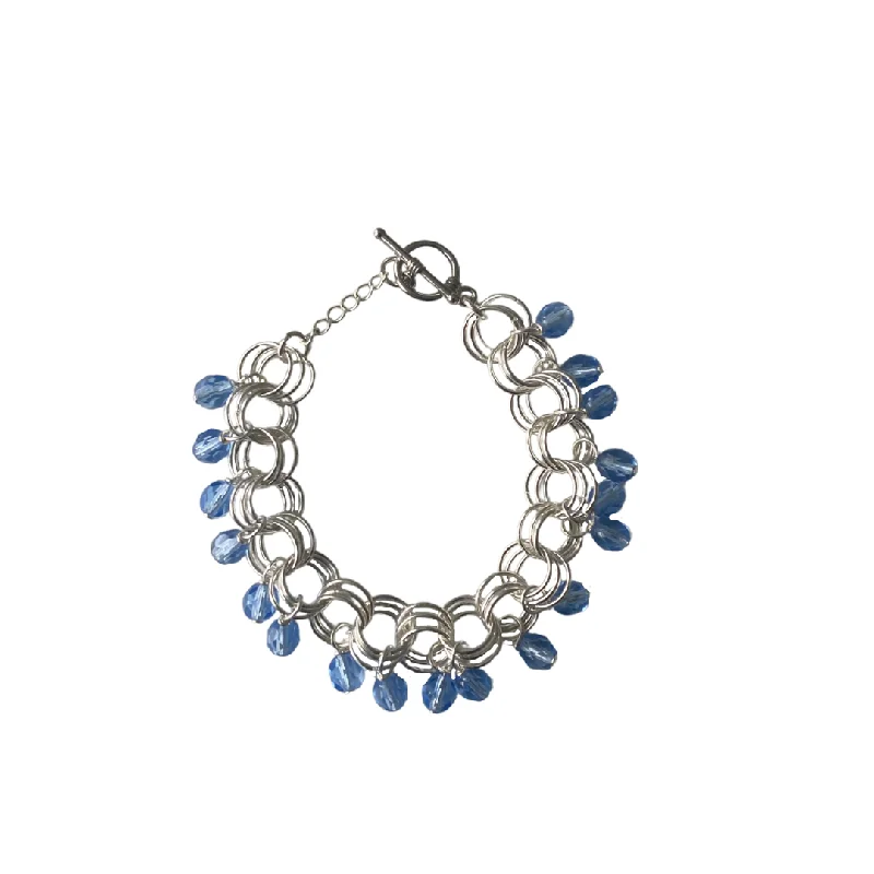 Ladies Moon Bracelets -The Donna Bracelet in Sapphire Blue