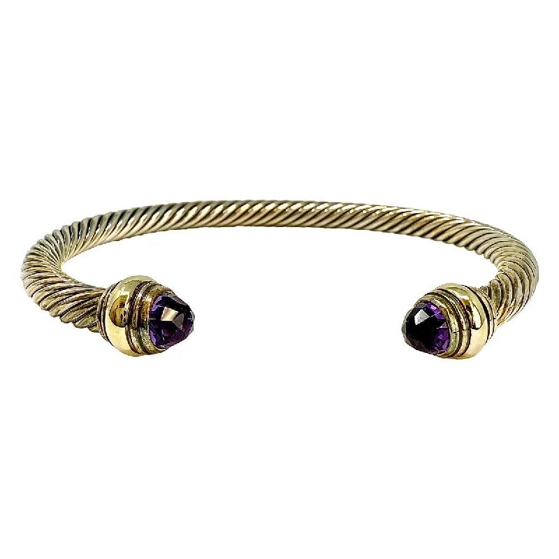 Ladies Oval Bracelets -David Yurman Cable Cuff Bracelet