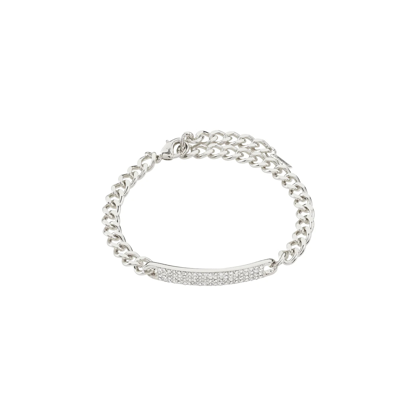 Ladies Strength Bracelets -Heat Silver Plated Crystal Bracelet