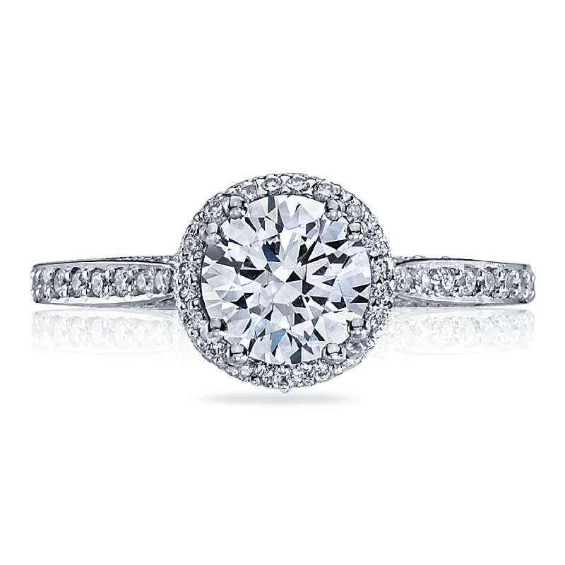 Phoenix Engagement Rings -Dantela | Round Bloom Engagement Ring 2639RDP