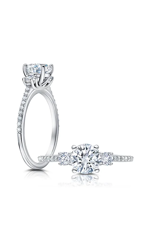 Uncut Diamond Engagement Rings -PETER STORM ENTRÉE ENGAGEMENT RING WS606_4DIAW