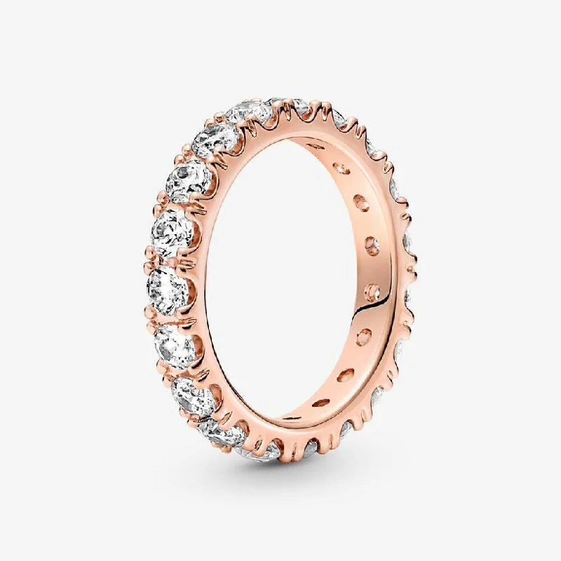 Punk Rock Rings -PANDORA : Sparkling Row Eternity Ring