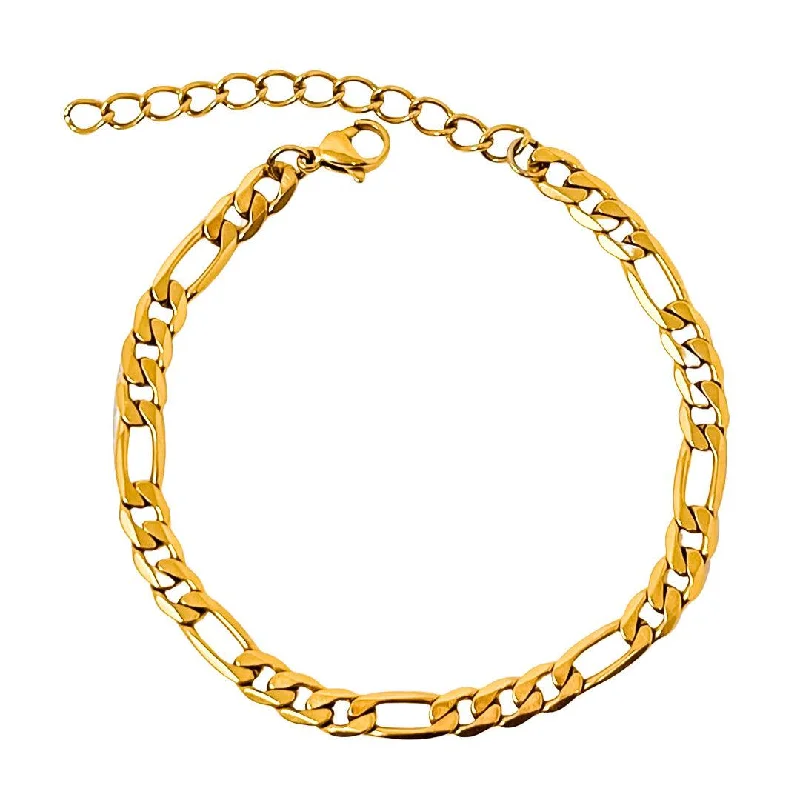 Ladies Tennis Bracelets -Luciana Figaro Chain Bracelet