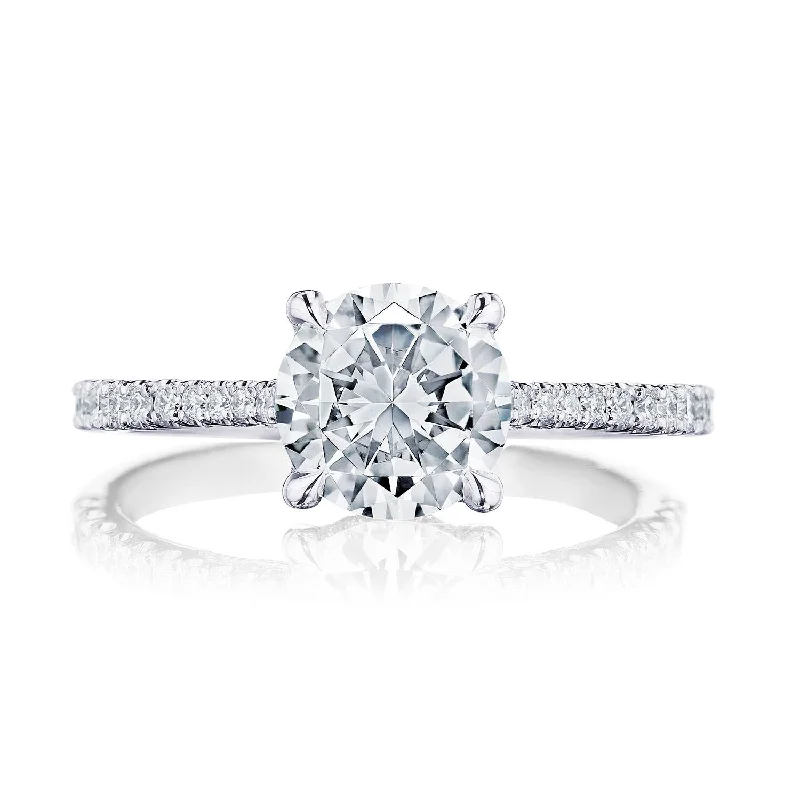 Halo Engagement Rings -Simply TACORI | Round Solitaire Engagement Ring 2671RD75