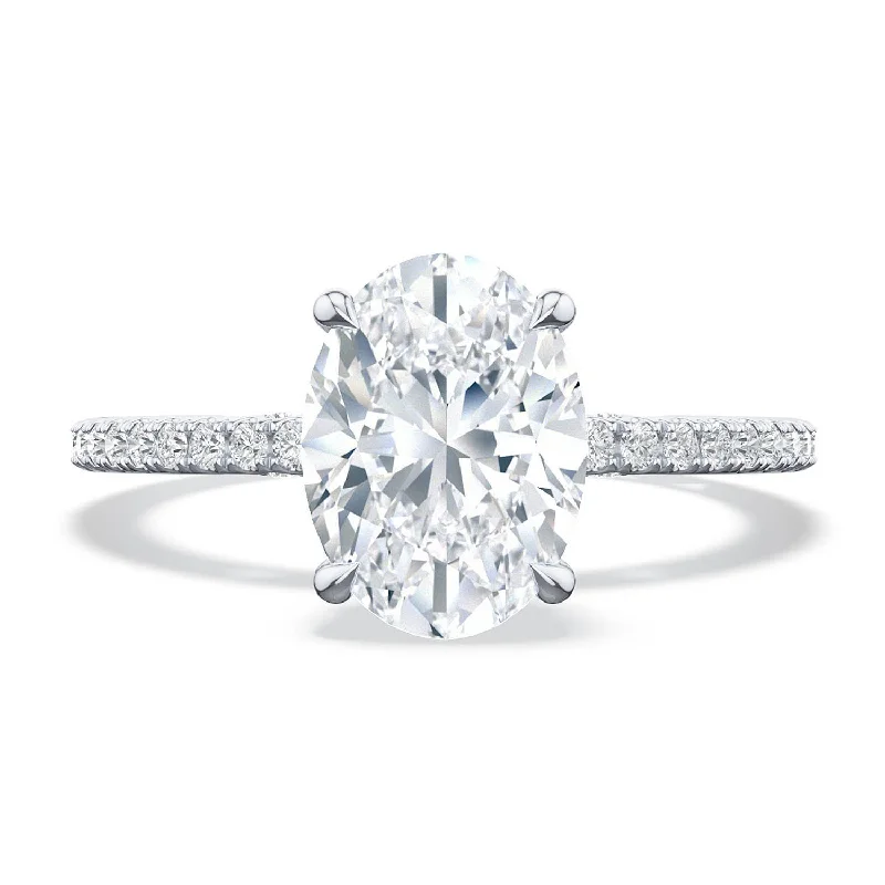 Galaxy Engagement Rings -Simply TACORI | Oval Solitaire Engagement Ring 268315ov85x65