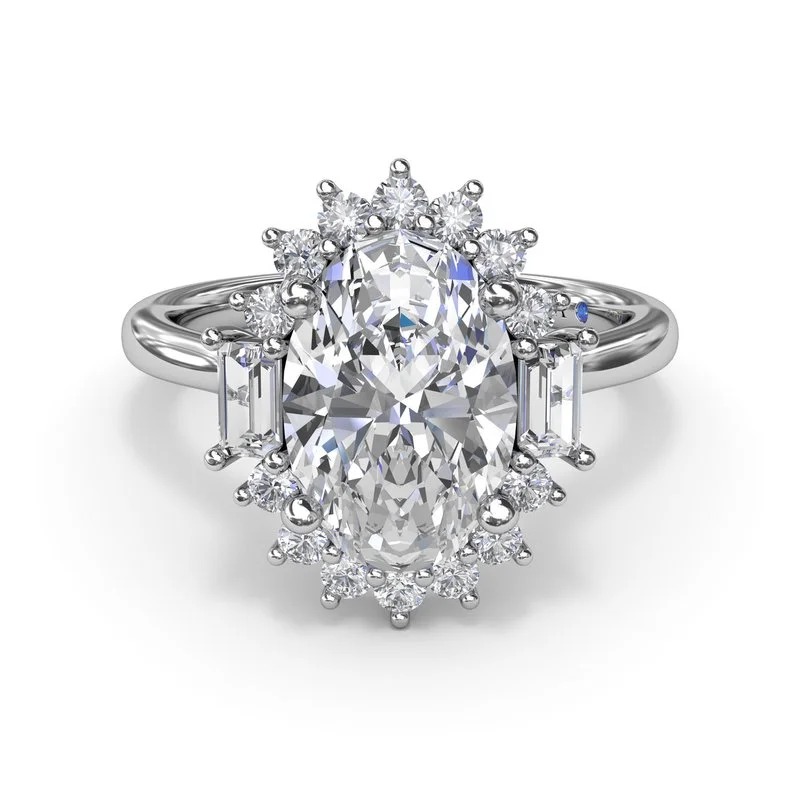 Custom Engagement Rings -Modern Edge Diamond Engagement Ring S4224