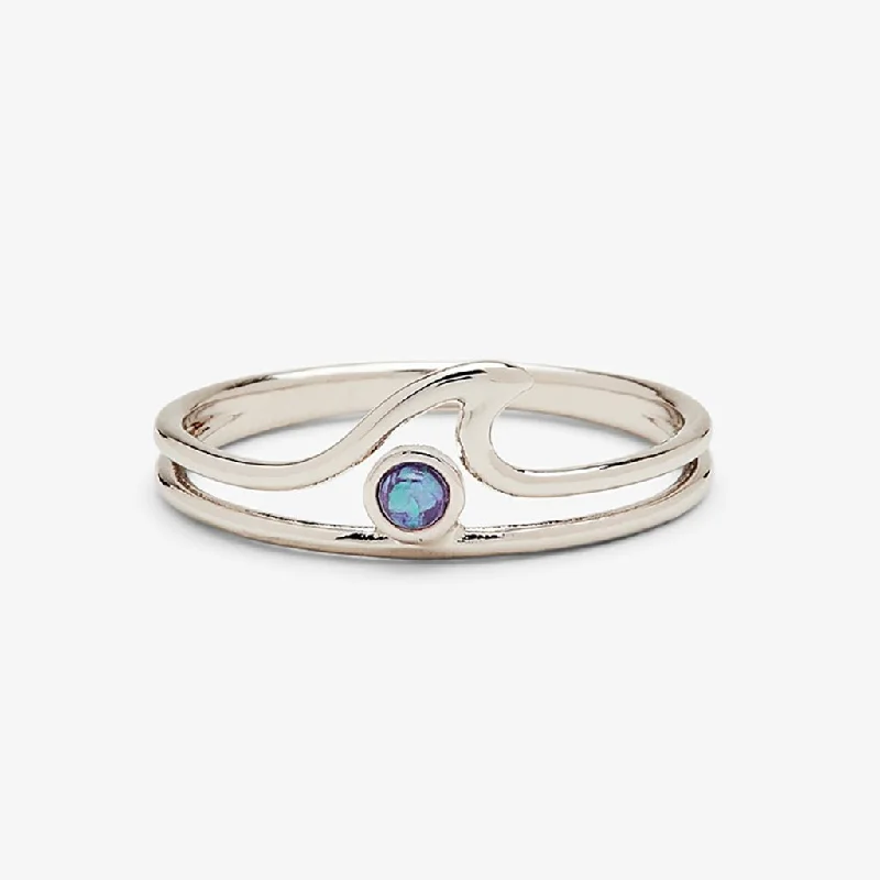 Timeless Classic Rings -Pura Vida : Opal Wave Ring