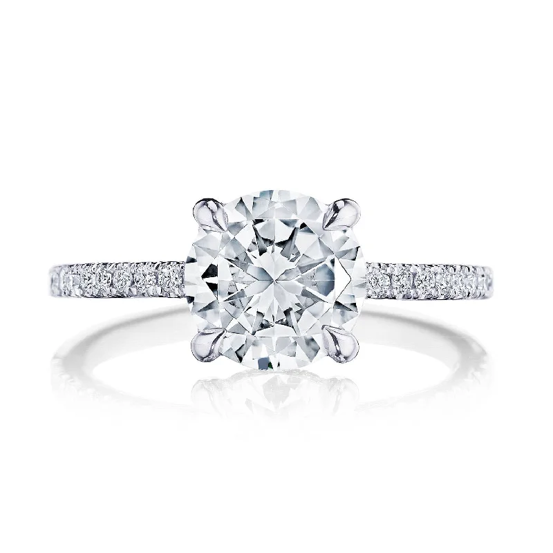 Princess Cut Engagement Rings -Simply TACORI | Round Solitaire Engagement Ring 267015RD8