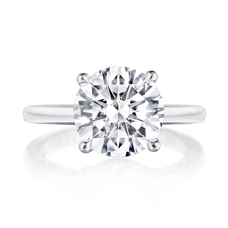 Tree Engagement Rings -Dantela | Round Solitaire Engagement Ring 268922RD10