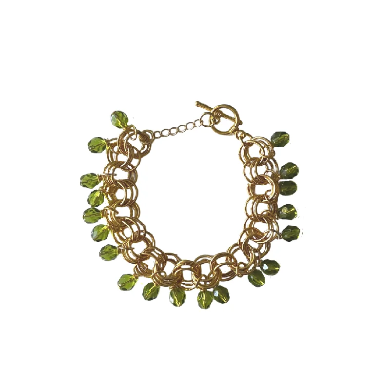 Ladies Flexible Bracelets -The Donna Bracelet in Olive