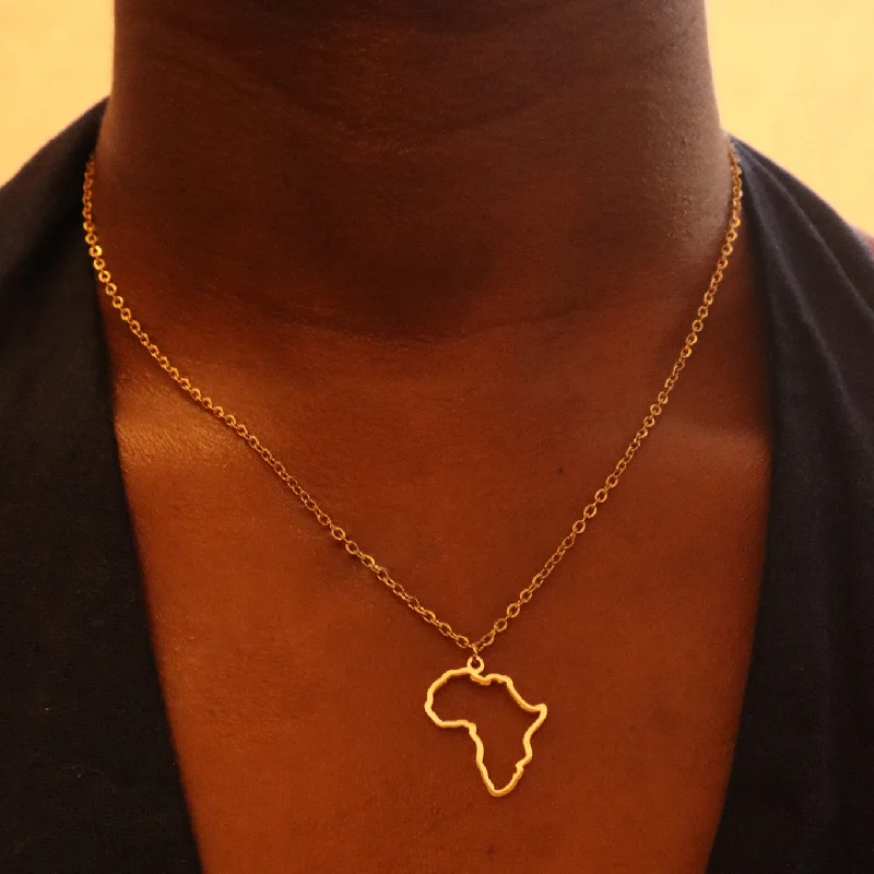 Ladies Necklaces Extra Long-Bisi Africa (18ct Gold Plated) Stainless steel Necklace