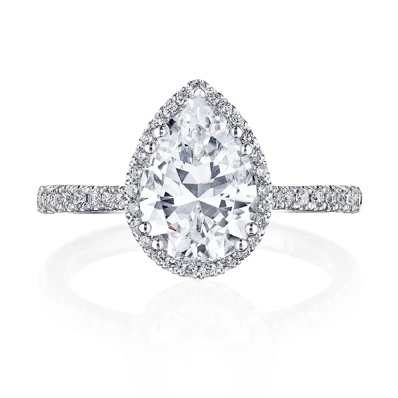 Knife-Edge Engagement Rings -Simply TACORI | Pear Bloom Engagement Ring 2677PS10X7