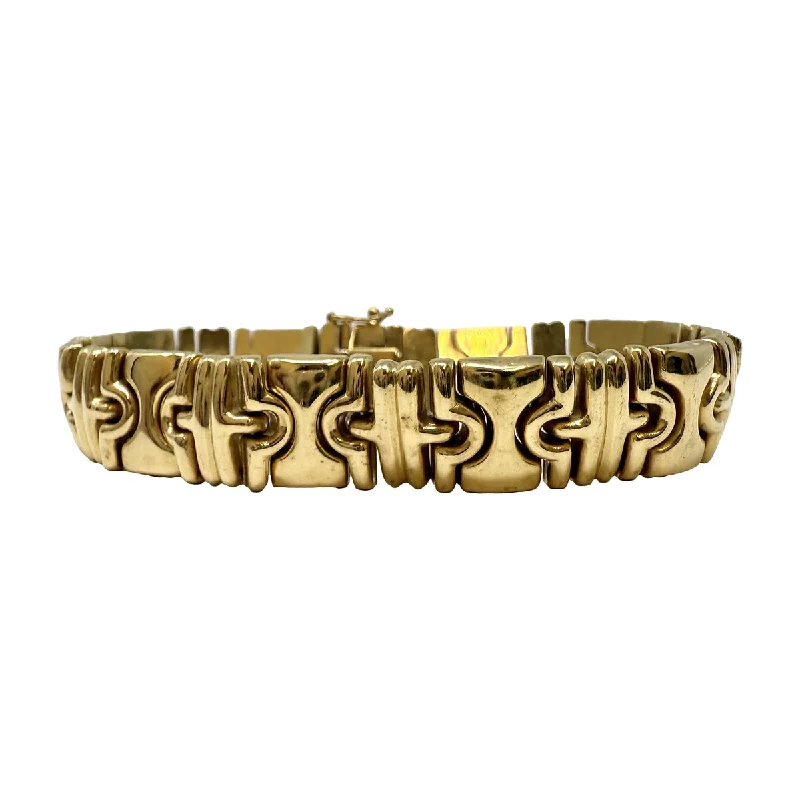 Ladies Hope Bracelets -14K Gold "Bulgari Style" Bracelet