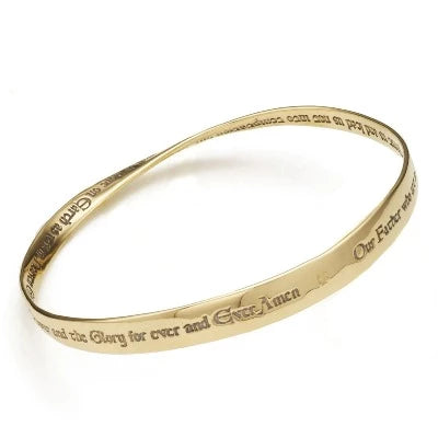 Ladies Heirloom Bracelets -LORD'S PRAYER Bracelet, King James version in Sterling Silver or 14K Gold