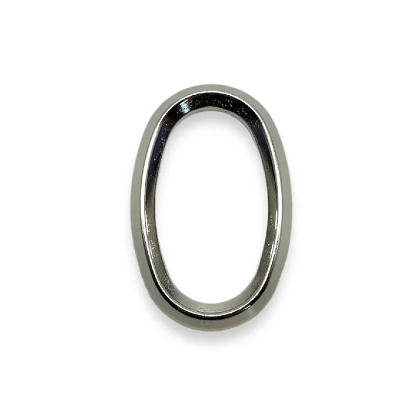 Modern Minimalist Rings -Classic Metal Oval Ring- Art. E347 - Gafforelli Srl