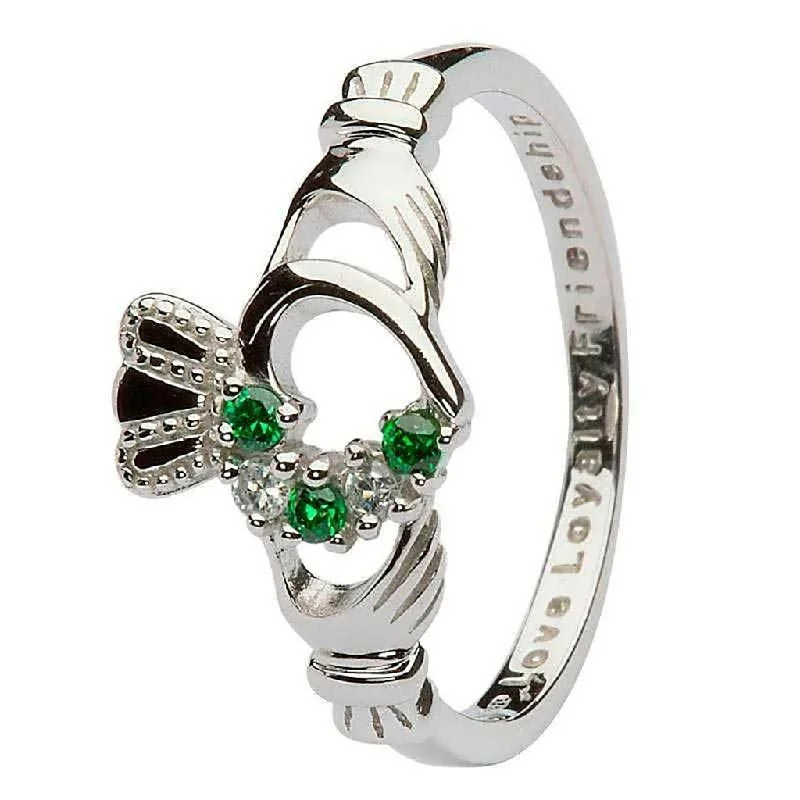 Balance Design Rings -Shanore : Claddagh Heart Set Ring