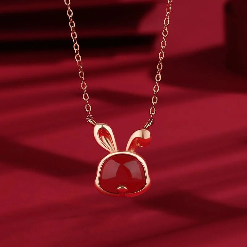 Ladies Necklaces for Sweet Dates-Bunny Ear Necklace