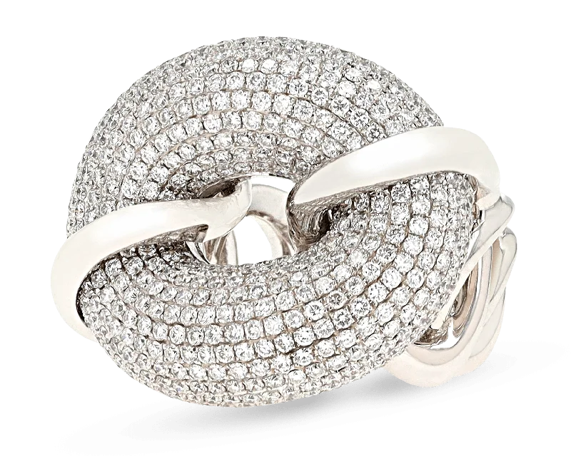 Party Style Rings -Dámaso Martinez Pavé Diamond Ring