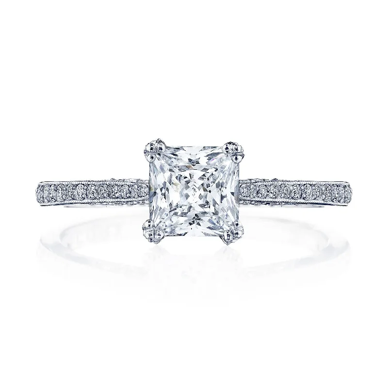 Dreamy Engagement Rings -Simply TACORI | Princess Solitaire Engagement Ring 2679PR55