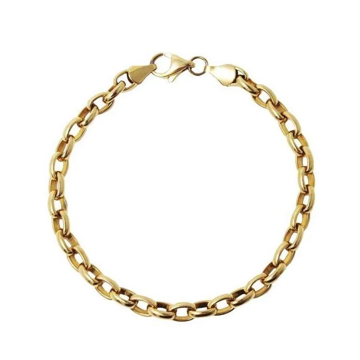 Ladies Diamond Bracelets -Carrie Rolo Chain Bracelet