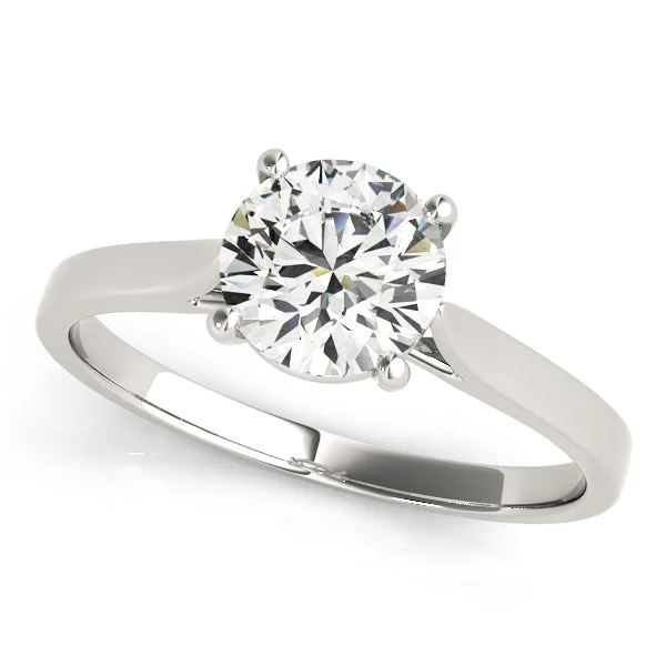 14K Gold Engagement Rings -14K Solitaire Diamond Engagement Ring