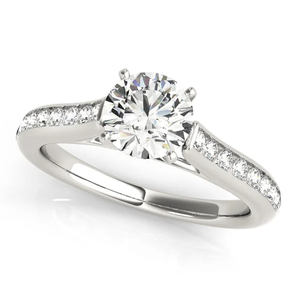 Art Deco Engagement Rings -14k Channel Set Remount Engagement Ring