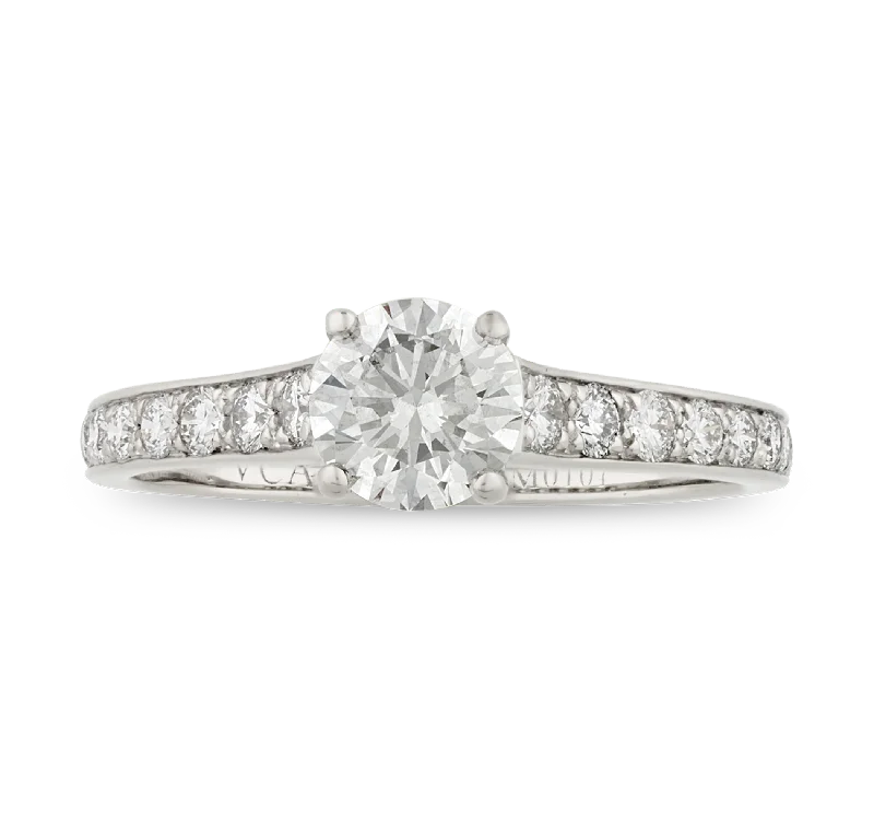 Romantic Rose Rings -Van Cleef & Arpels Diamond Ring, 1.79 carats