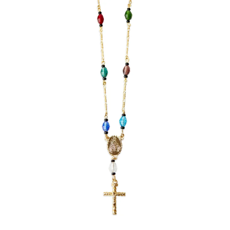 Ladies Necklaces with Yellow Herderite-THE PALMA CROSS NECKLACE