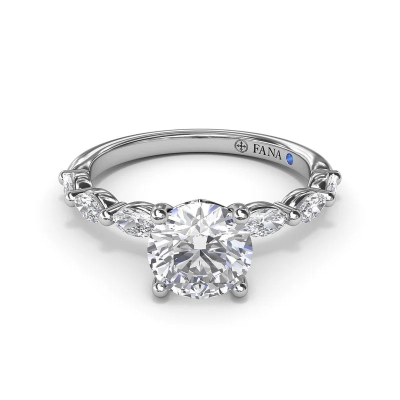 Budget Engagement Rings -Perfectly Polished Diamond Engagement Ring S4074