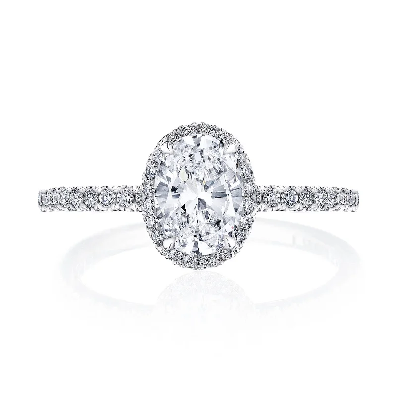 Minimalist Engagement Rings -Simply TACORI | Oval Bloom Engagement Ring 267615OV75X55