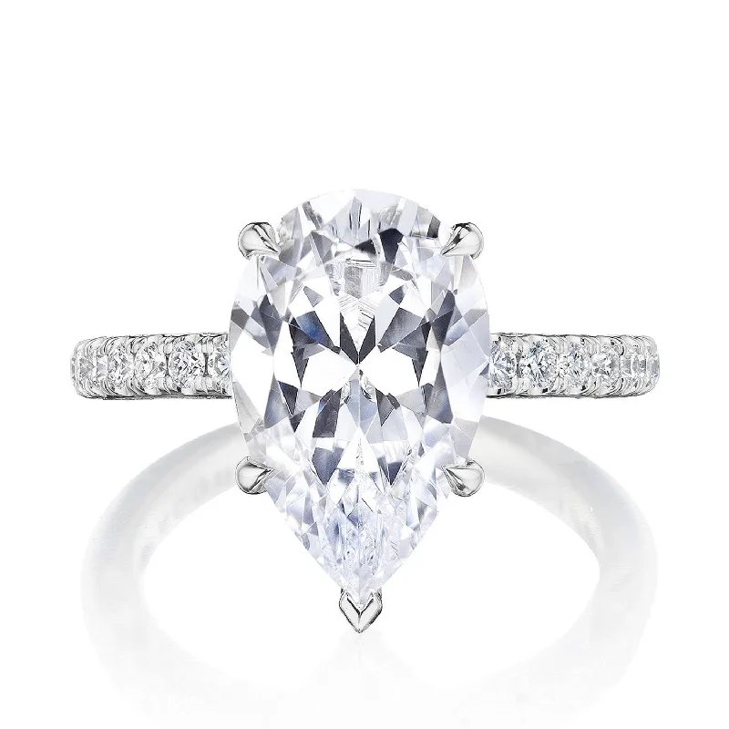 Conflict-Free Engagement Rings -Dantela | Pear Solitaire Engagement Ring 269022PS14X9