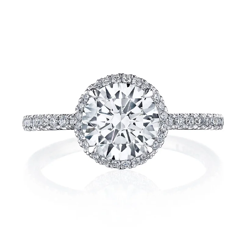 Comfort Fit Engagement Rings -Simply TACORI | Round Bloom Engagement Ring 2677RD8