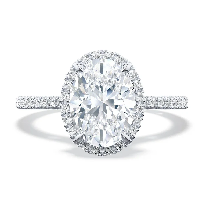 Celtic Engagement Rings -Simply TACORI | Oval Bloom Engagement Ring 268415ov85x65