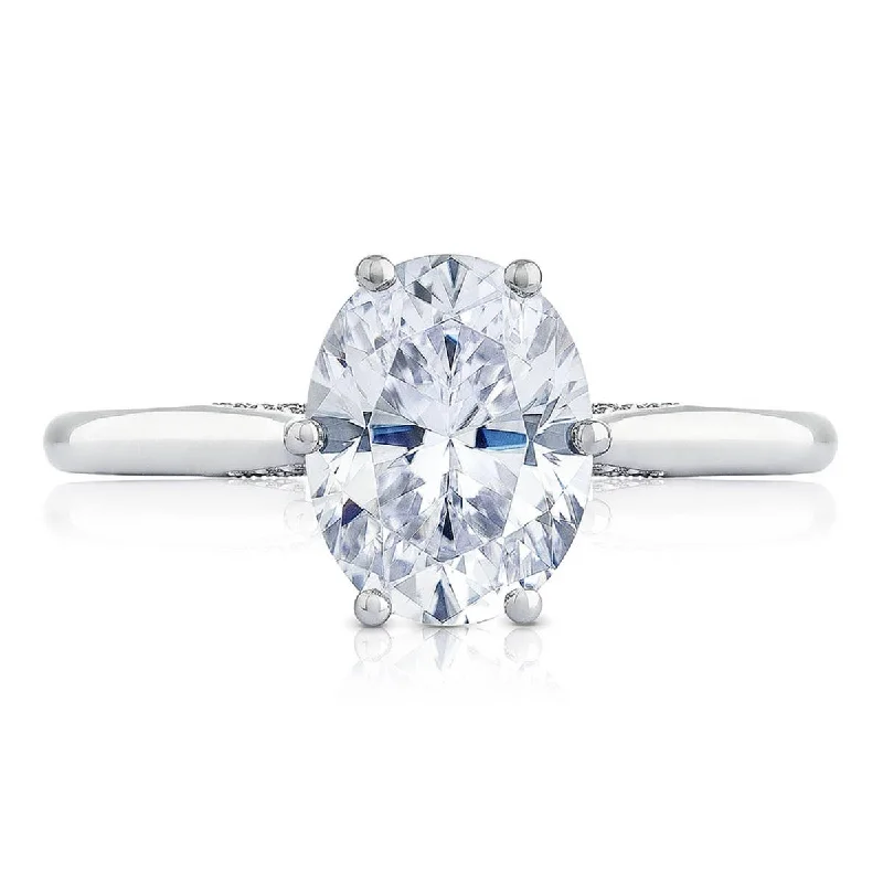 Chunky Engagement Rings -Simply TACORI | Oval Solitaire Engagement Ring 2650OV8X6