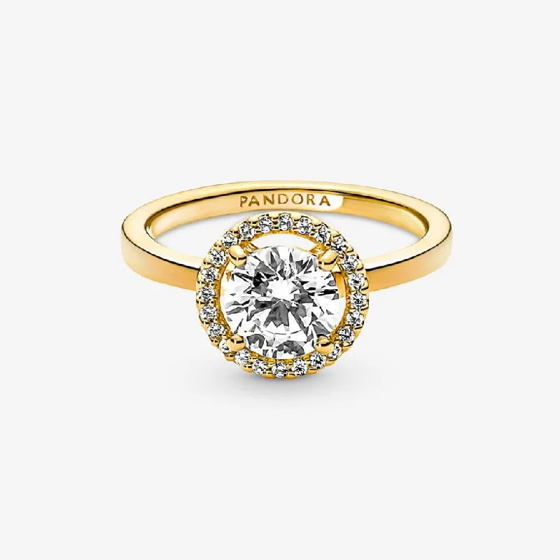 Affordable Fashion Rings -PANDORA : Sparkling Round Halo Ring