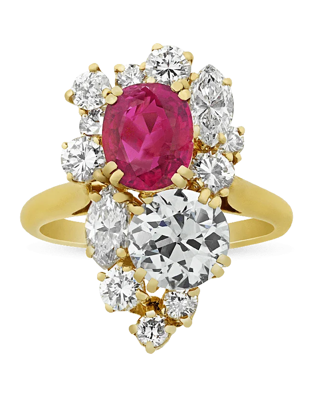 Chunky Band Rings -Boucheron Burma Ruby Ring